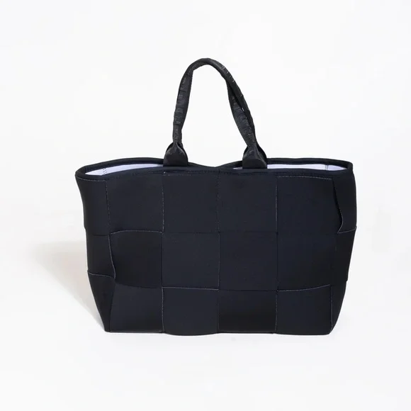 POPUPS ICON TOTE BLACK NEOPRENE PURSE - Picture 3 of 8